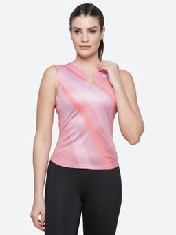 ASICS - Womatch Graphic Pink Women Tennis Tanks