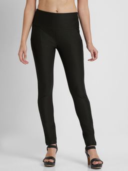 Globus - Women Olive Solid Skinny Fit Slip On Treggings