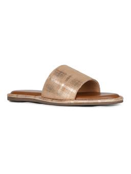 Inc.5 - Womens Rose Gold Solid Round Toe Casual Flats