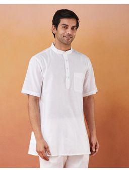 Fabindia - Cotton Short White Kurta
