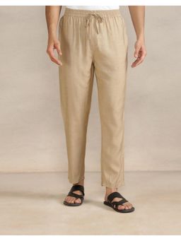 Fabindia - Viscose Silk Aligarhi Beige Pyjama