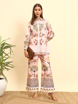 SEPHANI - Pink Floral Nightsuit Set