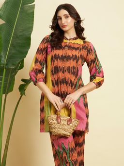 SEPHANI - Rust Printed Nightsuit Set