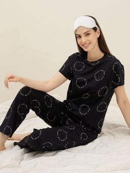 Sweet Dreams - Womens Typographic Printed Pyjama Set