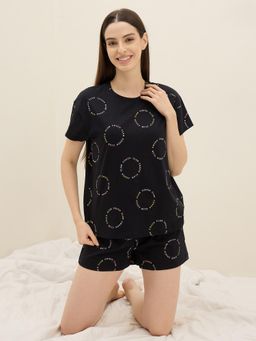 Sweet Dreams - Womens Typographic Printed Shorts Set