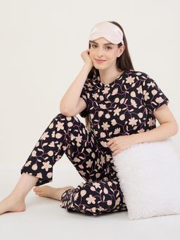Sweet Dreams - Womens Floral Printed Pyjama Set
