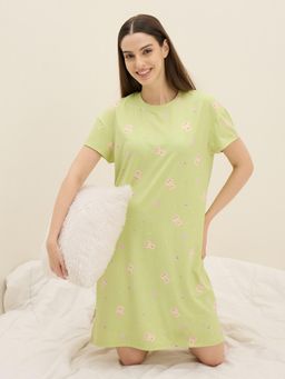 Sweet Dreams - Womens Printed Short Night Dress