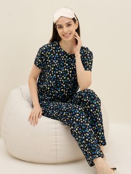 Sweet Dreams - Womens Floral Printed Pyjama Set