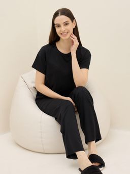 Sweet Dreams - Womens Solid Pyjama Set