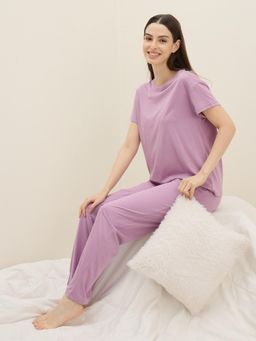 Sweet Dreams - Womens Solid Pyjama Set