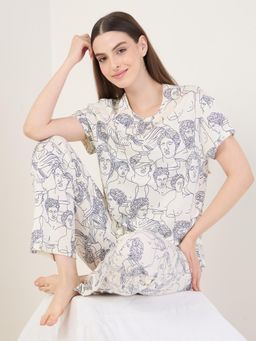 Sweet Dreams - Womens Printed Pyjama Set