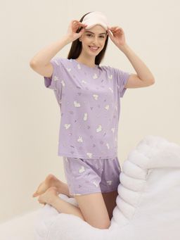Sweet Dreams - Womens Printed Shorts Set