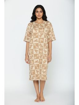 Zivame - Knit Poly Loungewear Dress - Silverlinni