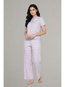 Zivame - Woven Pyjama Set - Chalk Pink