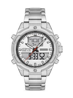 Daniel Klein - Silver Color Stainless Steel Strap Watch for Men DK.1.13180-1