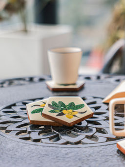 IREKA HOMES - Acacia Wood Coasters (Pack of 4)