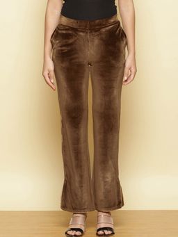 Lakshita - Fossil Gold Straight Palazzo Pant