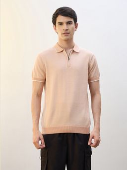 Nobero - Men Regular Polo T-Shirts Pink