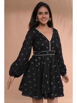 Tanoti - Tara Romper Black Dress