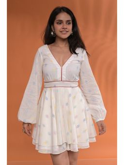 Tanoti - Tara Romper White Dress