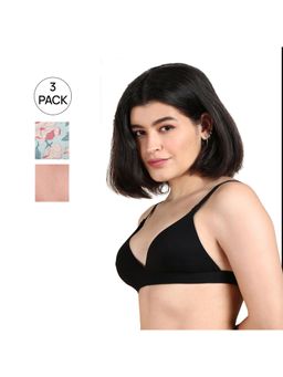 Tailor and Circus - Adjustable Triangle Bra (Pack Of 3) (Pack of 2)