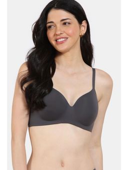 Zivame - Wonderwire Padded Wired 3/4Th Coverage T-Shirt - Grey