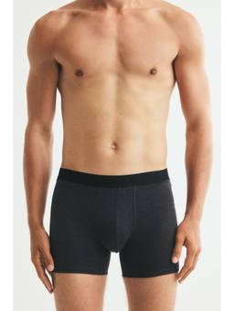 H&M - Men Black 10-Pack Mid Trunks With Lycra®