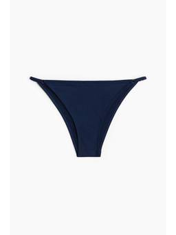 H&M - Women Blue Cheeky Tanga Bikini Bottoms