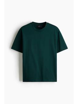 H&M - Men Green Loose Fit T-Shirt