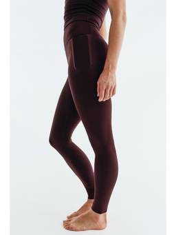 H&M MOVE - Women Purple Pocket-Detail Sports Leggings With Softmove