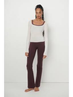 H&M - Women Red Flared Yoga Leggings With Softmove