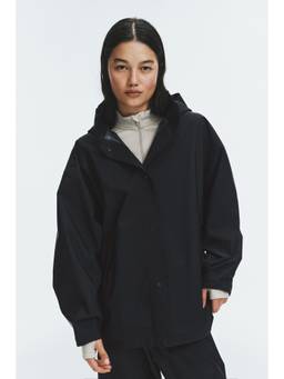 H&M MOVE - Women Black Rain Jacket With Stormmove