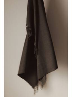 H&M - Grey Fringed Blanket