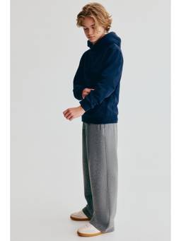 H&M - Boys Grey Wide brushed-inside Trackpant