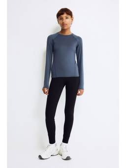 H&M - Girls Black Sports Leggings With Thermomove