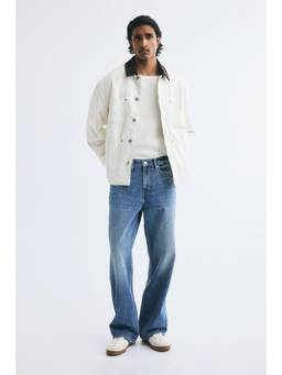 H&M - Men Blue Loose Straight Jeans