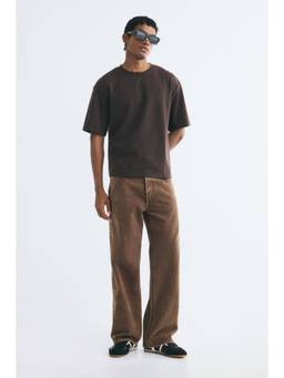 H&M - Men Brown Loose Straight Jeans
