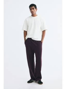 H&M - Men Purple Relaxed Fit Tailored Trackpant
