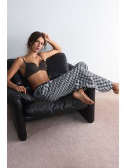 H&M - Women Black Flannel Pyjama Bottoms