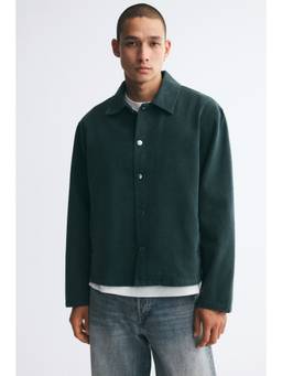 H&M - Men Green Twill Overshirt
