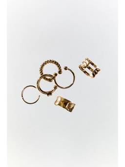 H&M - Women Gold 6-Pack Ear Cuffs