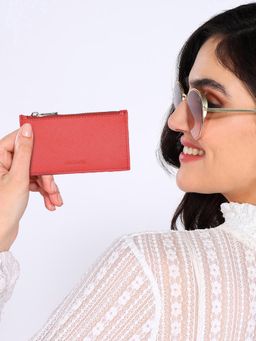 Sassora - Premium Leather Zip Closure Unisex Travel Key Case