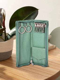 Sassora - Premium Leather Unisex Long Multi Key Chain Pouch