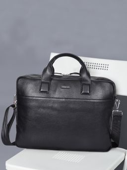 Sassora - Premium Leather Unisex Office Laptop Messenger Bag