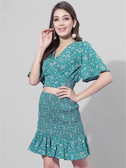 Errabelly - Causal Aqua Blue Co-Ord (Set of 2)