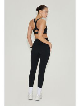 H&M - Women Black Running leggings with ShapeMove