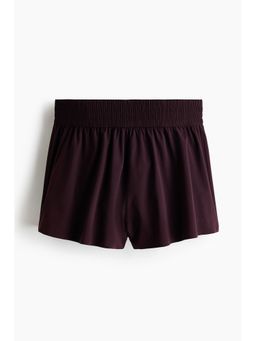 H&M - Women Purple Double-layered sports shorts