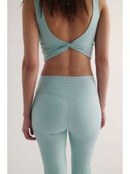 H&M - Women Turquoise Flared yoga leggings with SoftMove