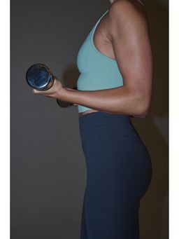 H&M MOVE - Women Turquoise Seamless Sports top with DryMove