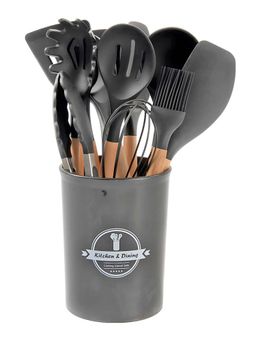 DecorTwist - 11 Pcs Silicone Spatula Set